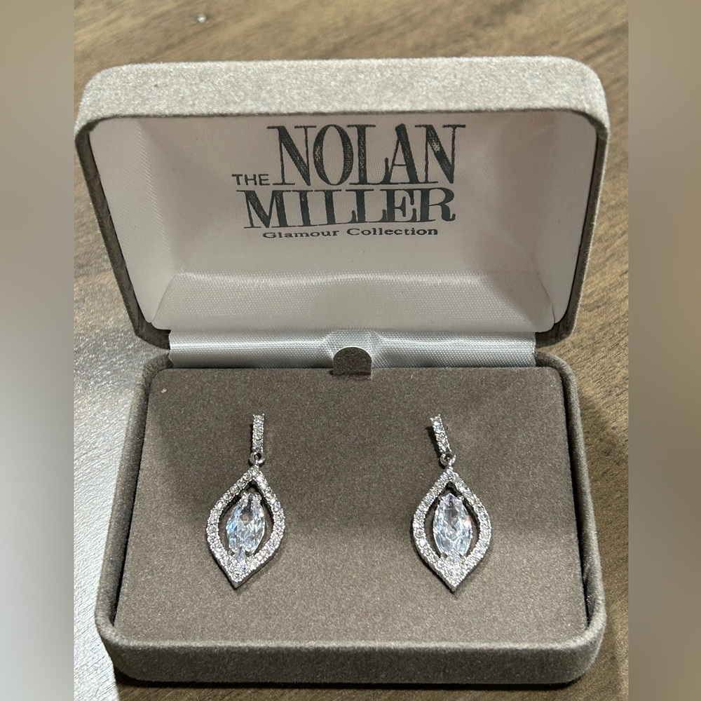 Nolan Miller New in box pierced earrings